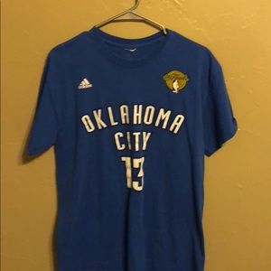 Thunder basketball t-shirt